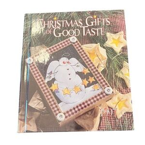 1997 Christmas Gifts of Good Taste Leisure Arts Hardcover Book Recipes Gifts VTG